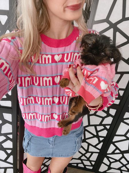 Matching mom and pup sweaters!!

#LTKstyletip #LTKfamily #LTKfindsunder50