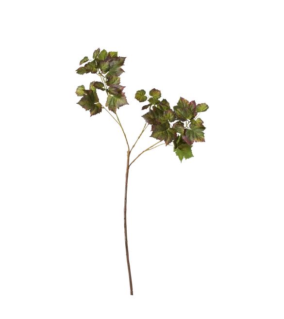 Faux Grape Leaf Stem - Multi | OKA US