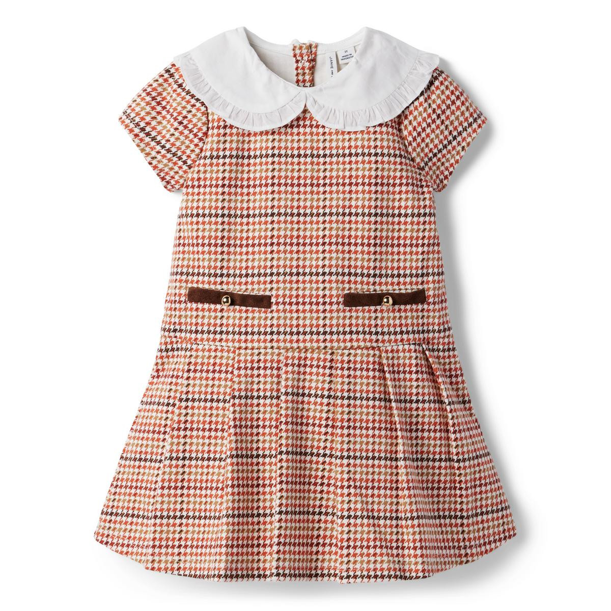 Houndstooth Plaid Ponte Dress | Janie and Jack