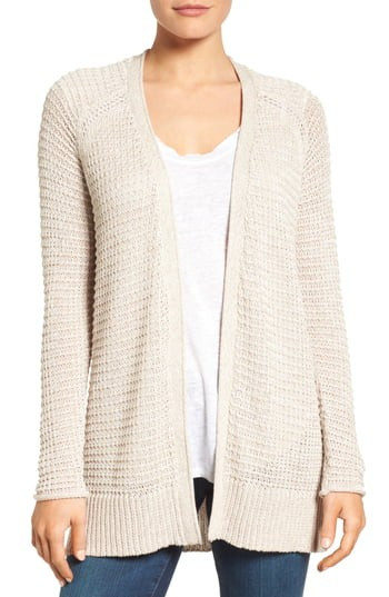Women's Caslon Textured Cardigan | Nordstrom
