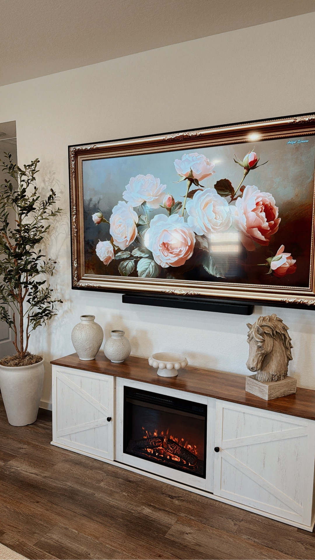 It’s a farmhouse-style TV stand with a built-in electric fireplace that instantly makes your space feel cozy and elevated 🔥
✔️ Neutral tones that go with everything
✔️ Side storage for extra organization 🙌
✔️ Realistic flame effect (no smoke, no hassle)
✔️ Perfect for your living room or bedroom ✨

It seriously makes your home look so much better with minimal effort 😍

#LTKMothersDay #LTKU #LTKHome