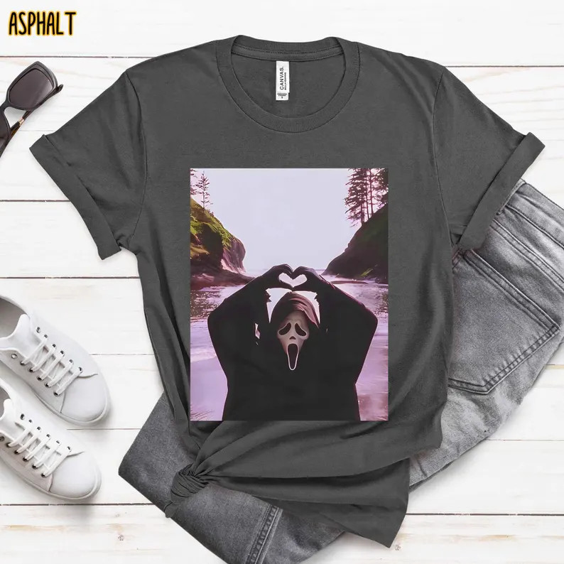 Ghost Heart Hands Shirt, Halloween Scary Movie T-shirt, Slasher Thriller Movie Shirt, Vintage Hor... | Etsy (US)