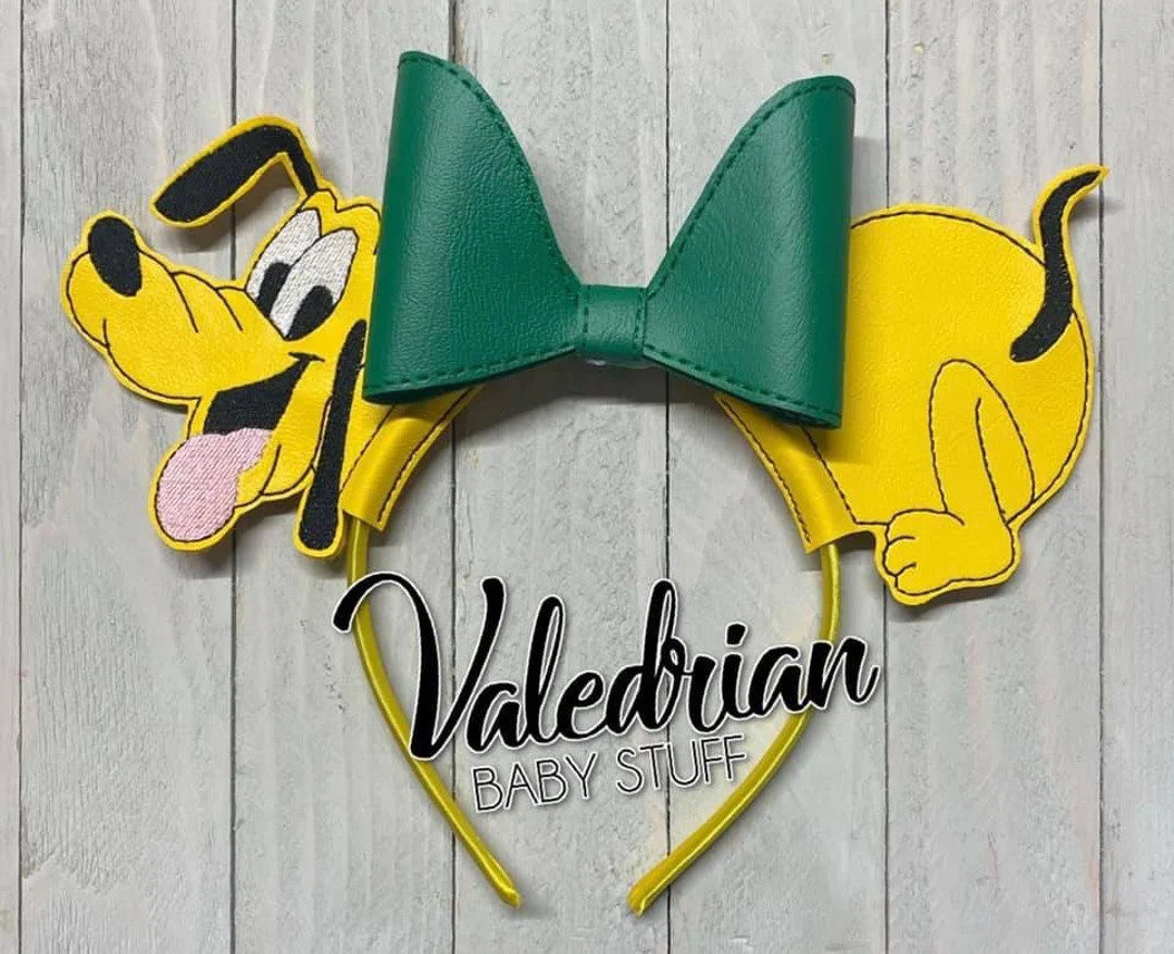 Pluto Inspired Mouse Ears Headband Accessories Costume Dress Up pretend play vacation hair access... | Etsy (US)