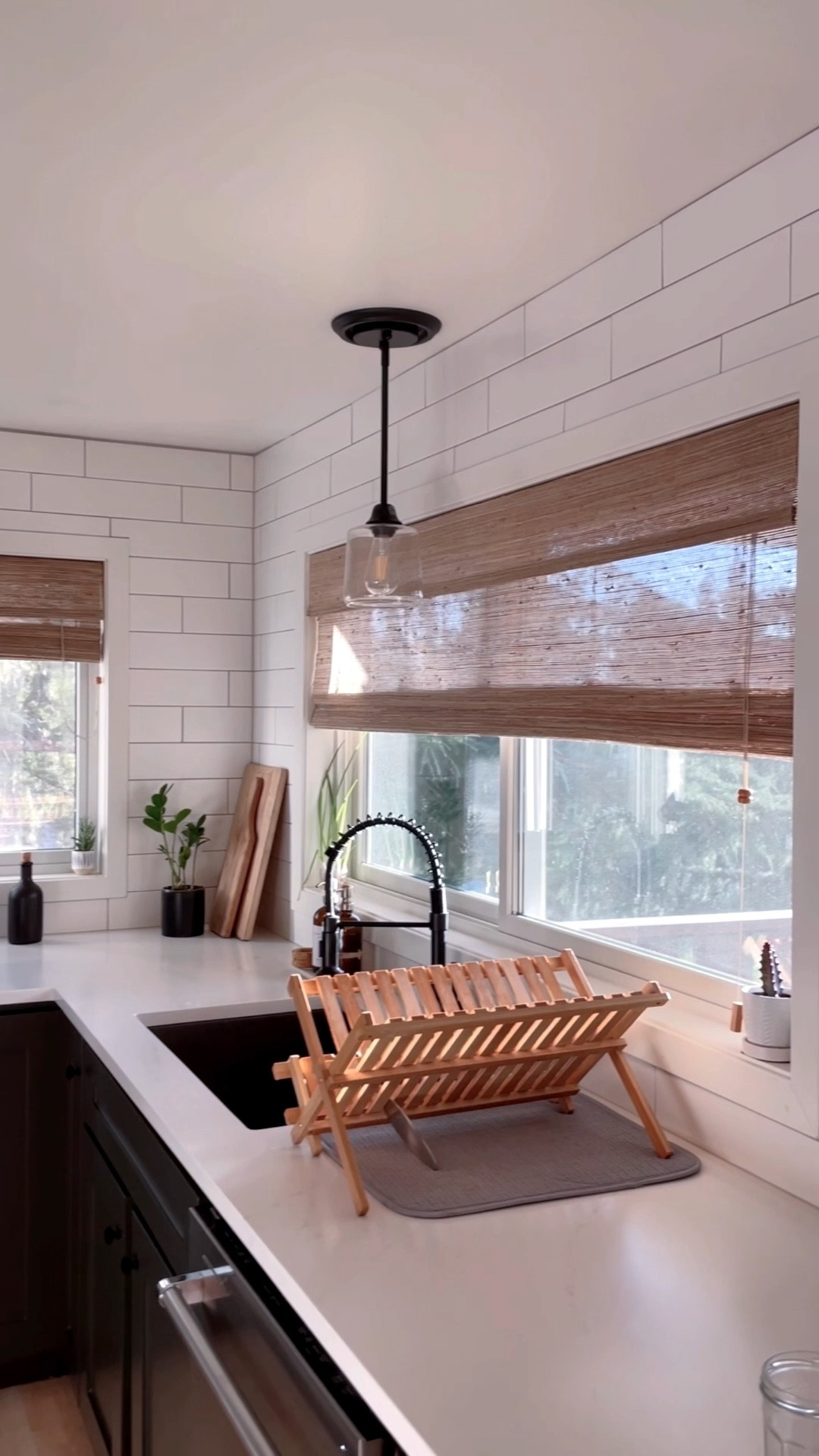 Easily replaced recessed can light with a more modern pendant light using a light converter kit simple upgrade! 

#LTKHome