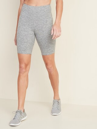 High-Waisted Elevate Compression Biker Shorts for Women - 8-inch inseam | Old Navy (US)