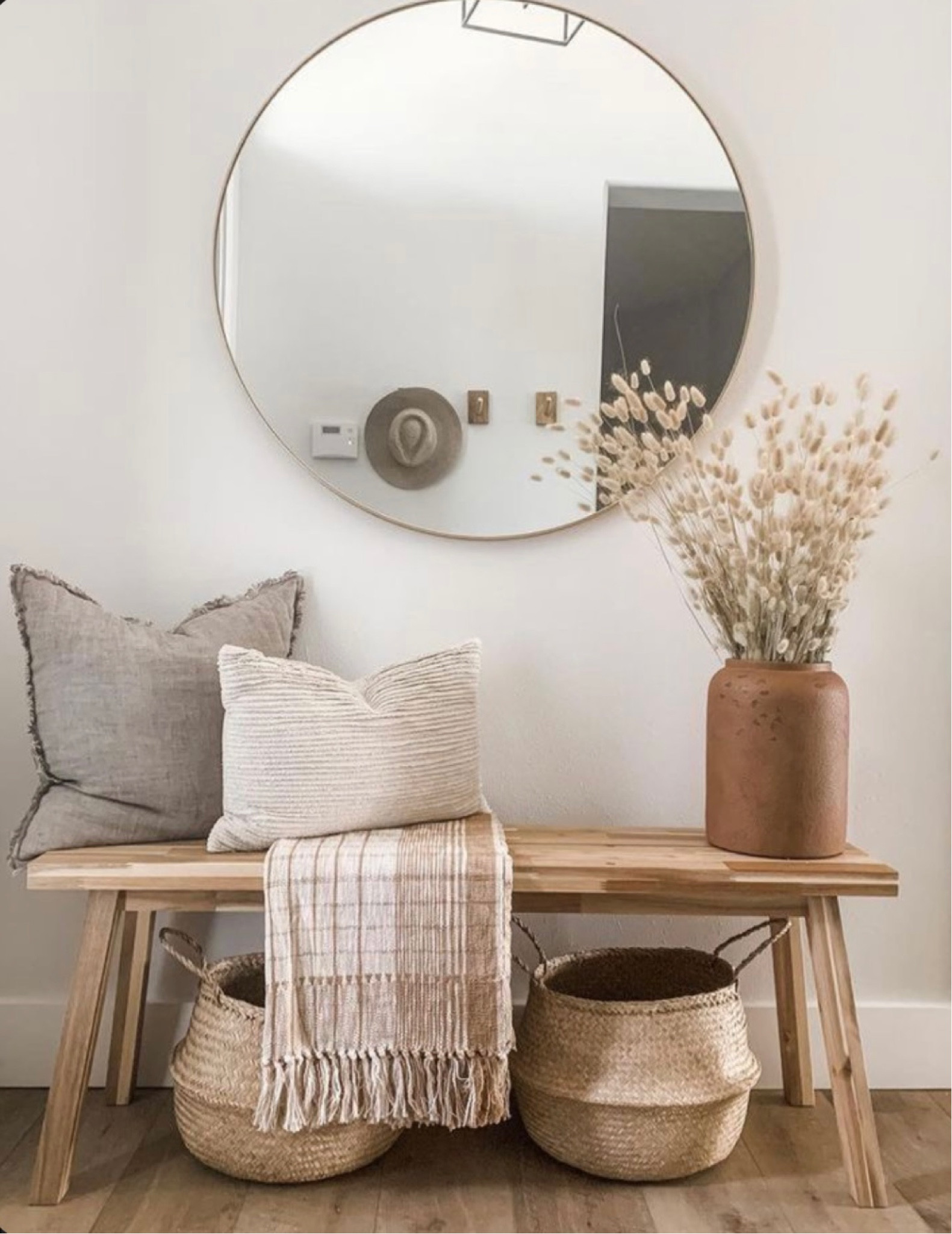 Amazon Home Decor Favorites: Entryway bench, round mirror, neutral vases, storage, throw pillows and blankets 

#LTKFind #LTKunder100 #LTKhome