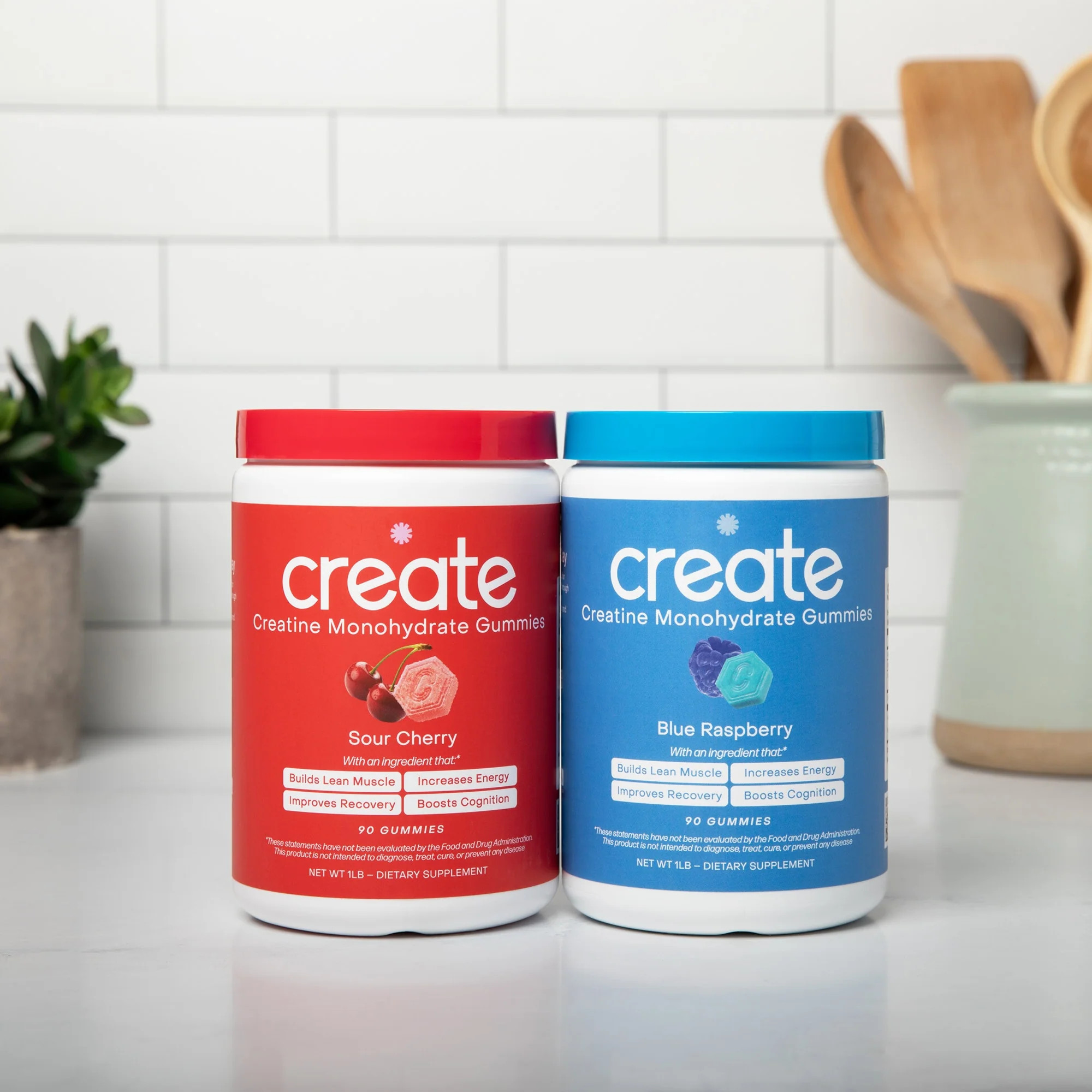 Rocket Pop Bundle - Sour Cherry & Blue Raspberry Core Create Creatine | Create Wellness