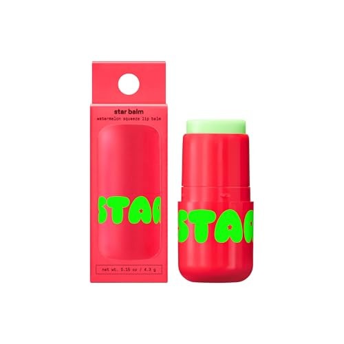 Starface Star Balm Watermelon Squeeze, Hydrating Lip Moisturizer with Shea Butter, Cocoa Butter, and Coconut Oil, Juicy Watermelon Flavor (0.15 oz) | Amazon (US)
