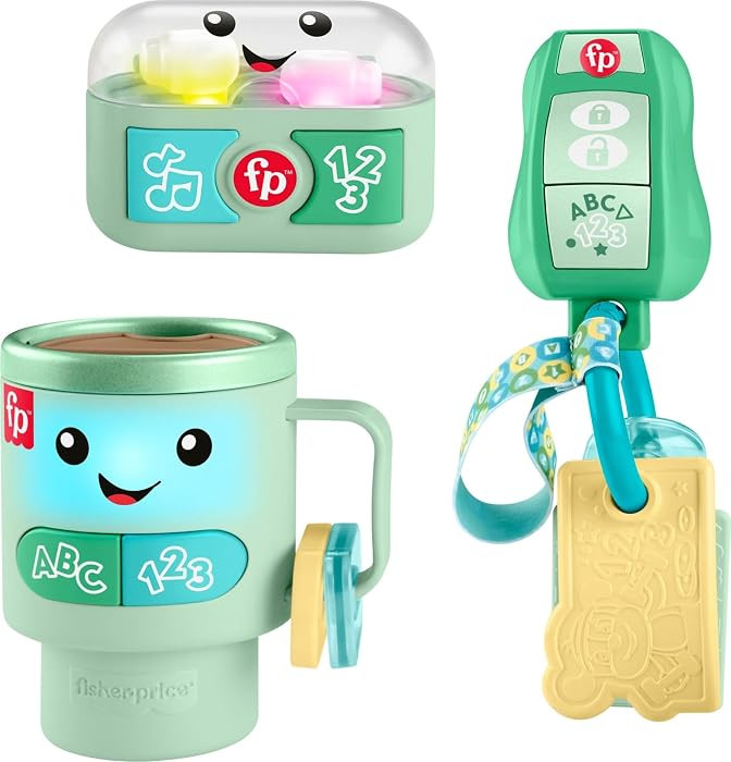 Fisher-Price Baby Toys Laugh & Learn Ready to Go Gift Set, 3 Electronic Learning Activities for T... | Amazon (US)