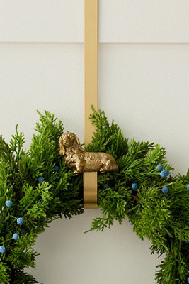Animal Icon Dog Wreath Hanger | Anthropologie (US)