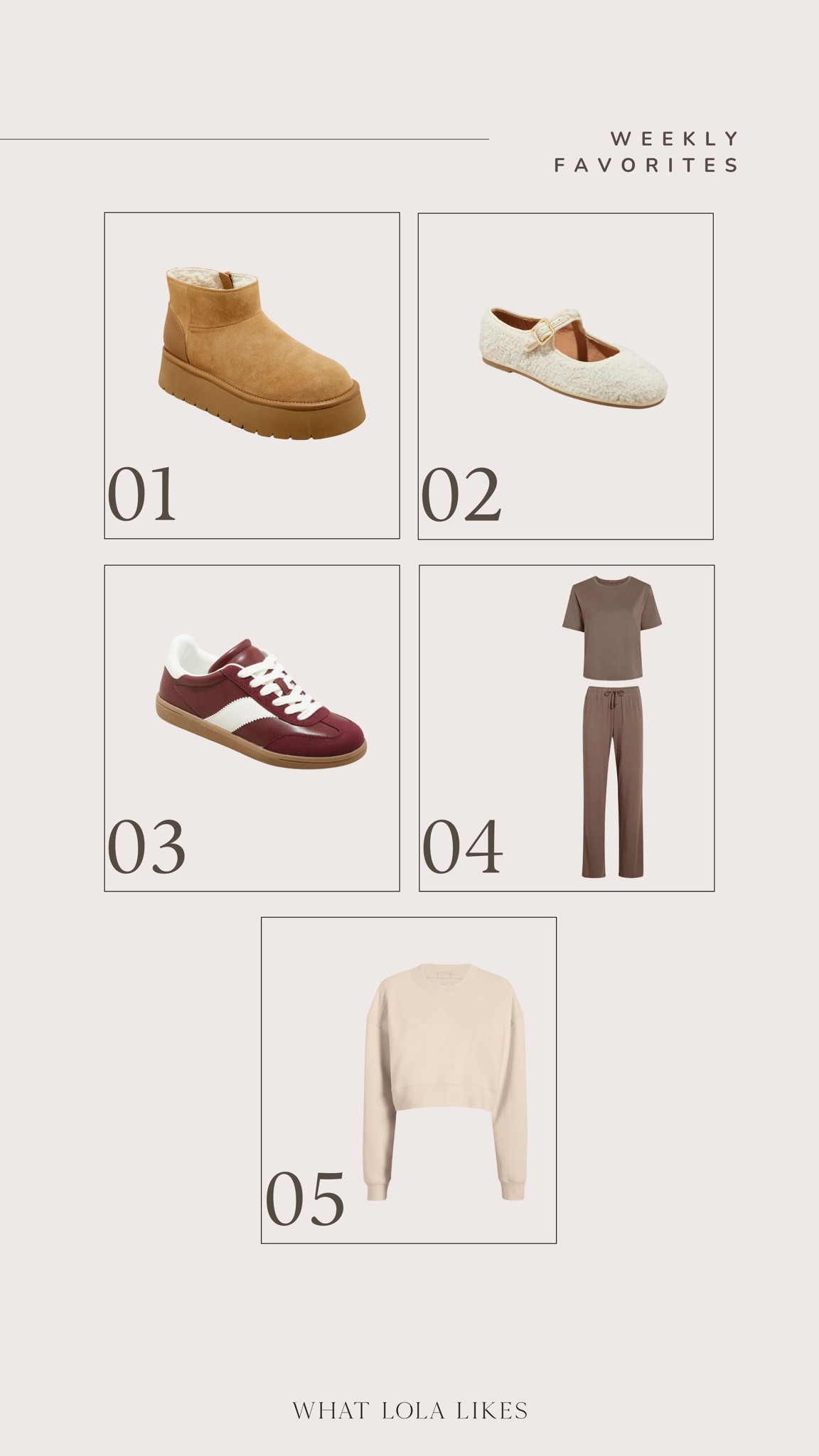 My fall favorites from the past week! Loving the pajama and lounge sets from Nuuds and Target has a great selection of shoes that are on trend. Perfect for the holidays from cozy and casual to dressy and classy. 

Target finds, Nuuds, Fall favorites, fall shoes, holiday, fashion, style, pajama sets, basics