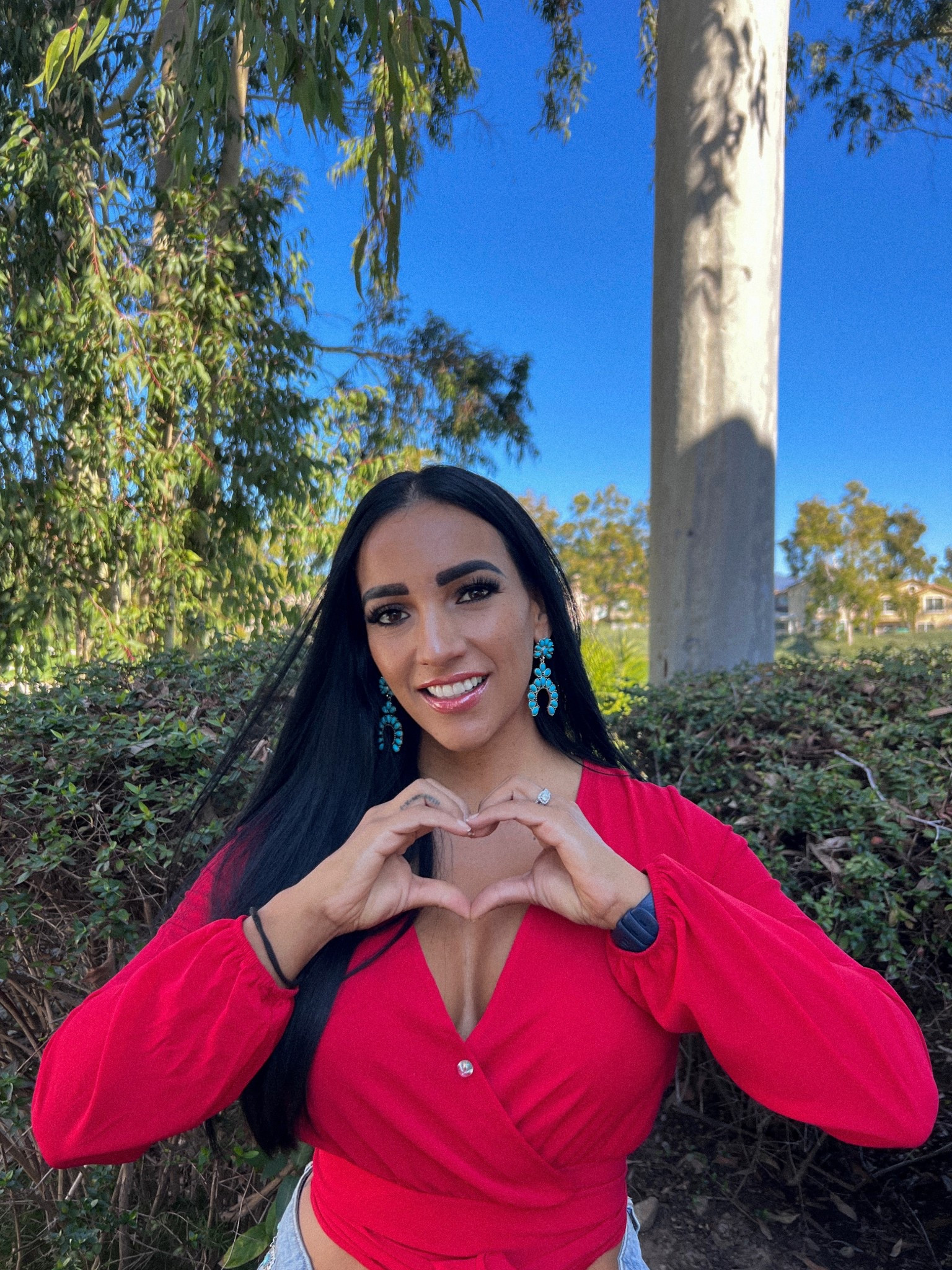 Red top. Red blouse. Summer outfit 

#LTKOver40 #LTKStyleTip #LTKWorkwear
