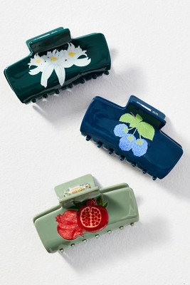 Fruit Icon Claw Clips, Set of 3 | Anthropologie (US)