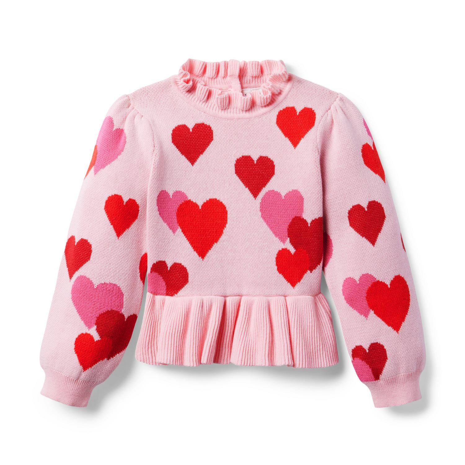 Heart Peplum Sweater | Janie and Jack