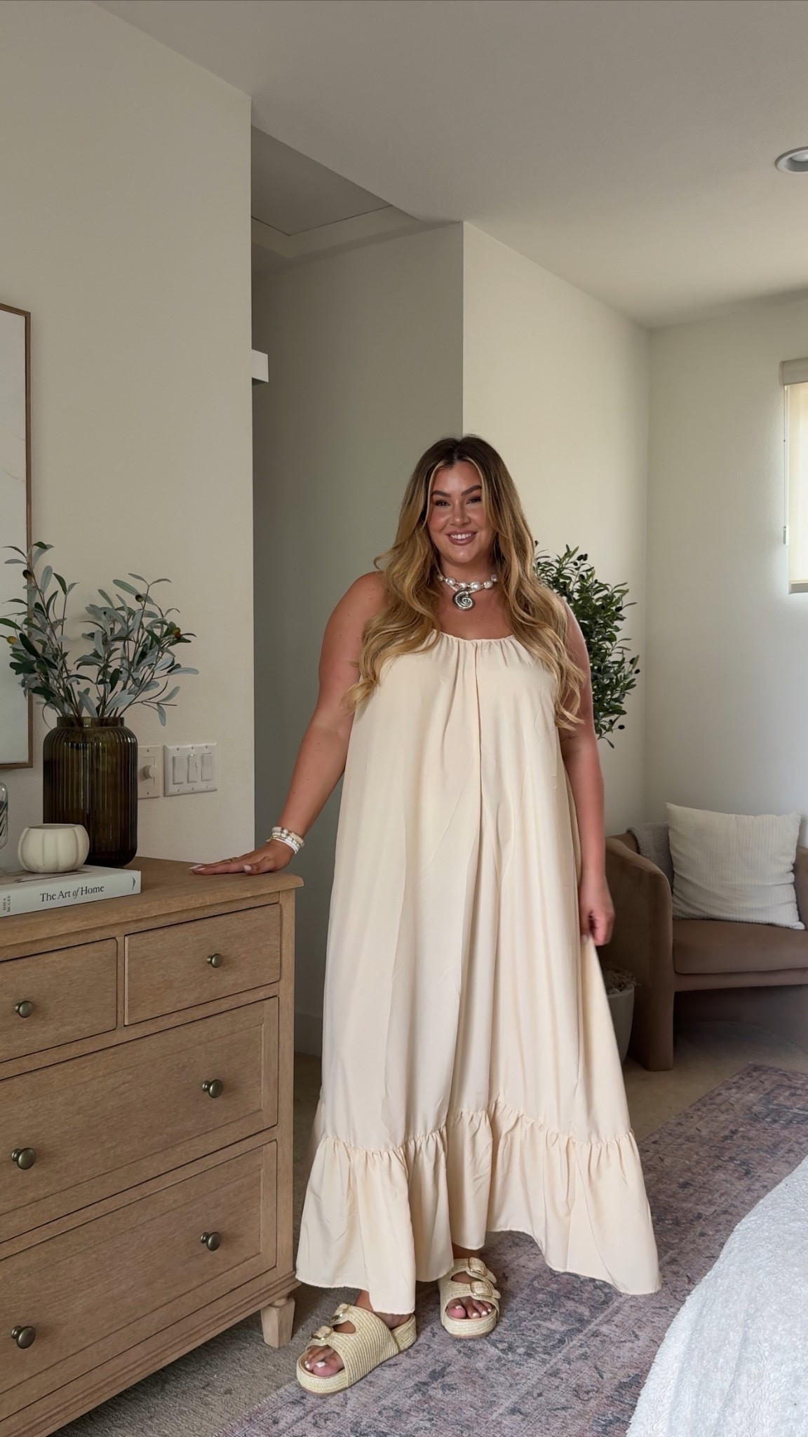 beige maxi dress amazon Petal and Pup Women's Brienne Maxi Dress