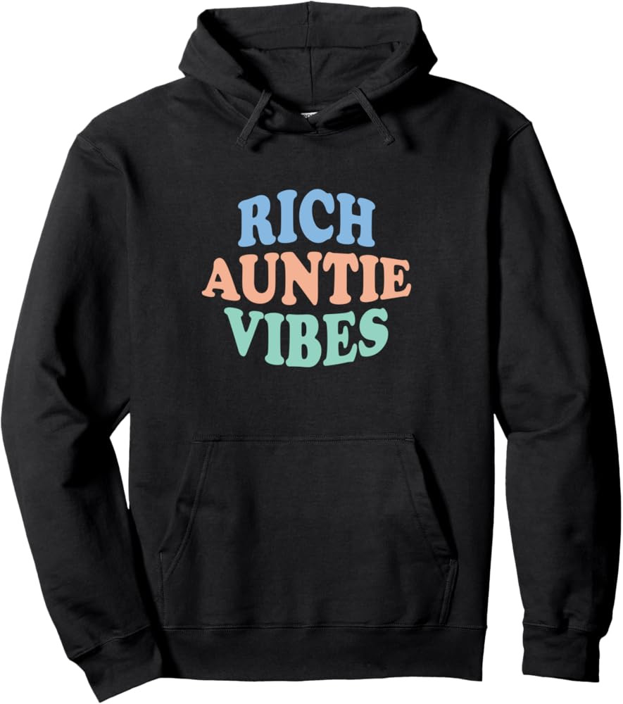 Rich Auntie Vibes Pullover Hoodie | Amazon (US)