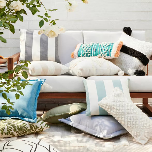 High Low Throw Pillow Cream - Opalhouse™ | Target