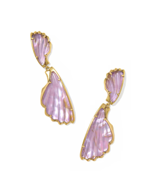 Alexa Vintage Gold Statement Drop Earrings | Kendra Scott