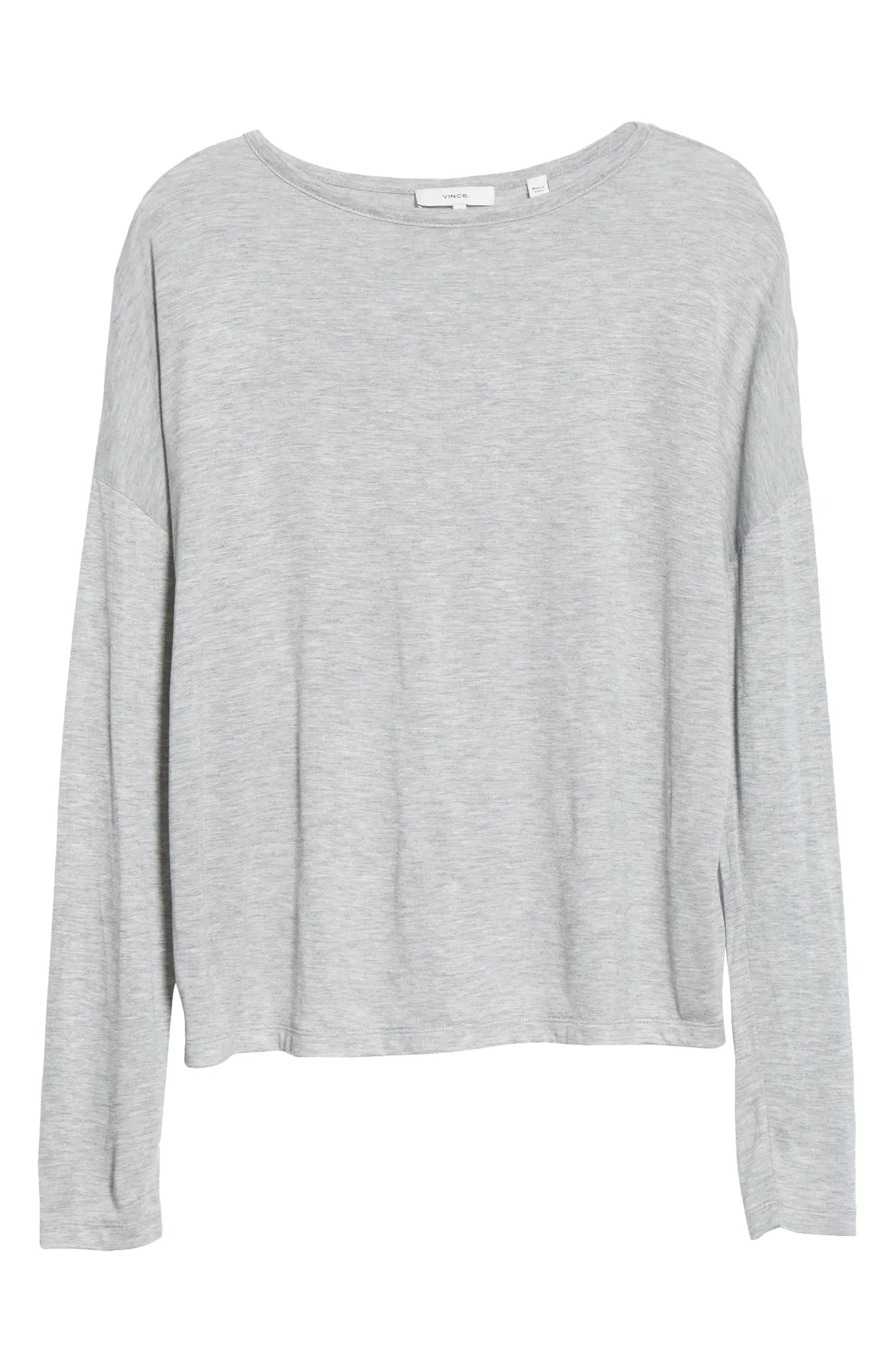 Vince Heathered Long Sleeve T-Shirt | Nordstrom | Nordstrom