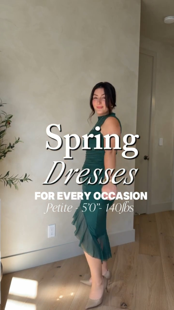 Spring is coming and I have dresses for every event we have coming up! Casual, evening, Easter… I got you 💕

💜For sizing, I am 5’0” & 140lbs
Size small 

#LTKSaleAlert #LTKgrwm #LTKPetite