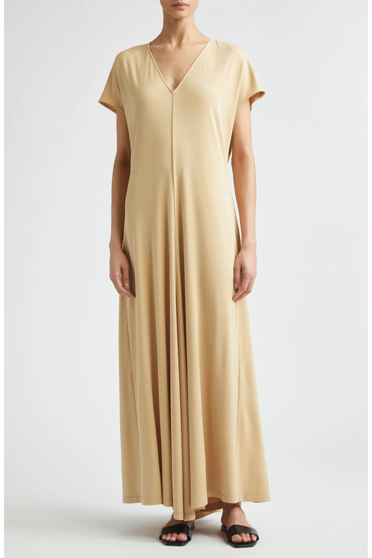 V-Neck Jersey Maxi Dress (Women) | Nordstrom | Nordstrom