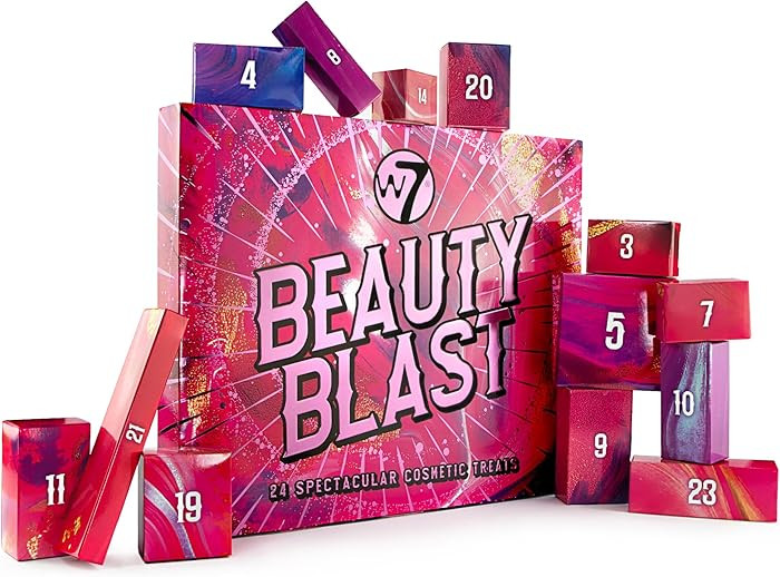 W7 Beauty Blast - Makeup Advent Calendar 2025 - Beauty & Cosmetic Calendar - Individually Boxed M... | Amazon (US)