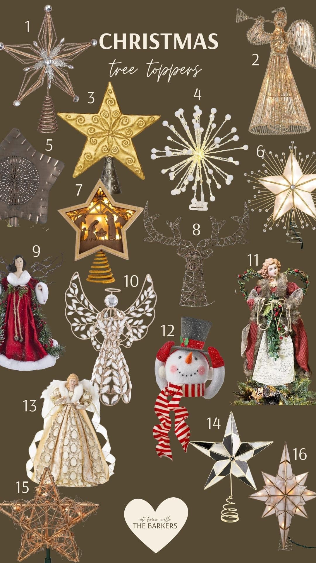 Best Christmas tree topper finds from @wayfair #ad #wayfair #wayfairpartner 

#LTKHome #LTKSeasonal #LTKHoliday