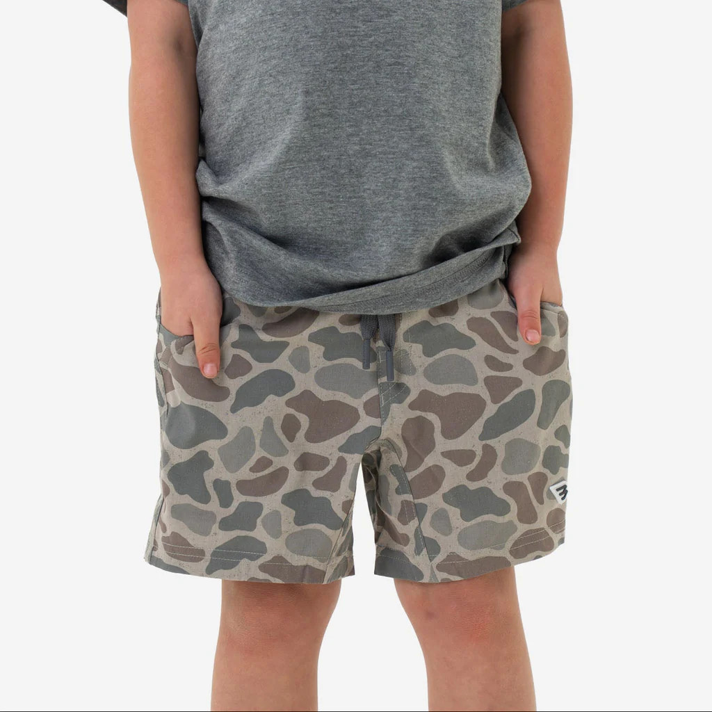 Youth Athletic Short - Classic Deer Camo | BURLEBO