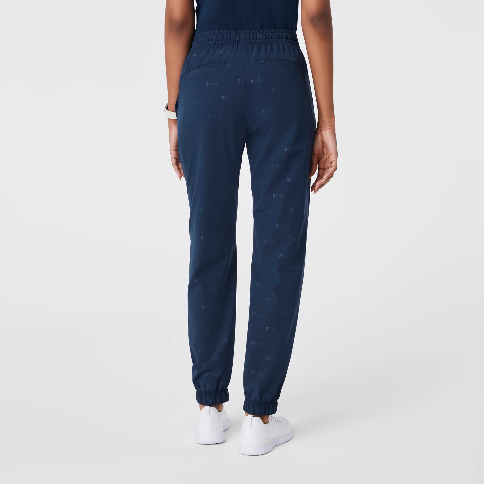 Women’s FIGS x Team USA On-Shift High Waisted Embossed Jogger Pants™ - Team USA Blue | FIGS