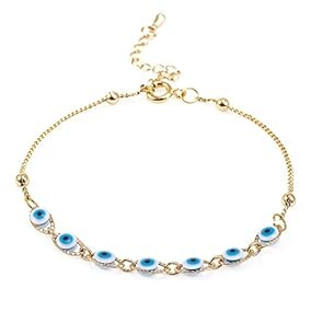EFFAN Tiny Evil Eye Bead Jewelry... | Amazon (UK)