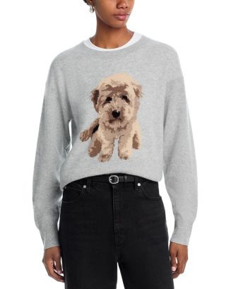 100% Cashmere Doodle Dog Crewneck Sweater - Exclusive | Bloomingdale's (US)