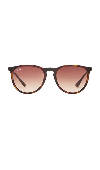Ray-Ban Erika Classic Sunglasses in Brown. | Revolve Clothing (Global)