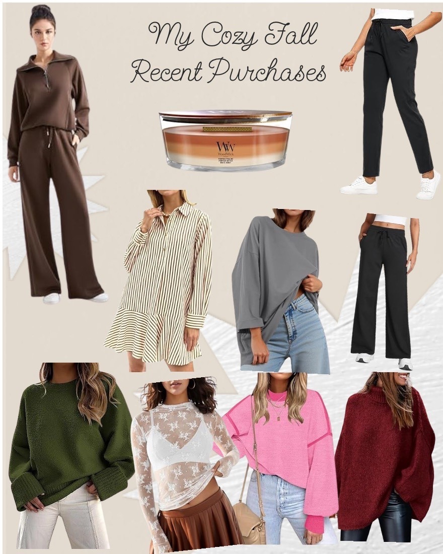 Tall-girl cozy edit 🔎
Sleeves that reach, pants that don’t crop, textures that feel luxe. Sweaters, oversized tshirts, the perfect layering tops, lounge set to die for, and of course my favorite fall candle! From dress up with this adorable dress to comfy weekend casual wear! all of my recent fav amazon purchases💕 #amazoninfluencer #meshtop #layering #fallfashion #oversizedsweater #jogger #sweatpants #set 

#LTKTall #LTKFindsUnder50 #LTKSeasonal
