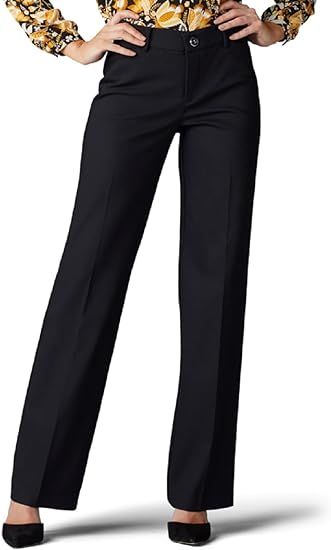 Lee Women's Flex Motion Regular Fit Trouser Pant | Amazon (US)