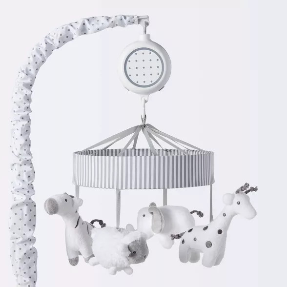 Crib Mobile Two by Two - Cloud Island™ - Gray | Target