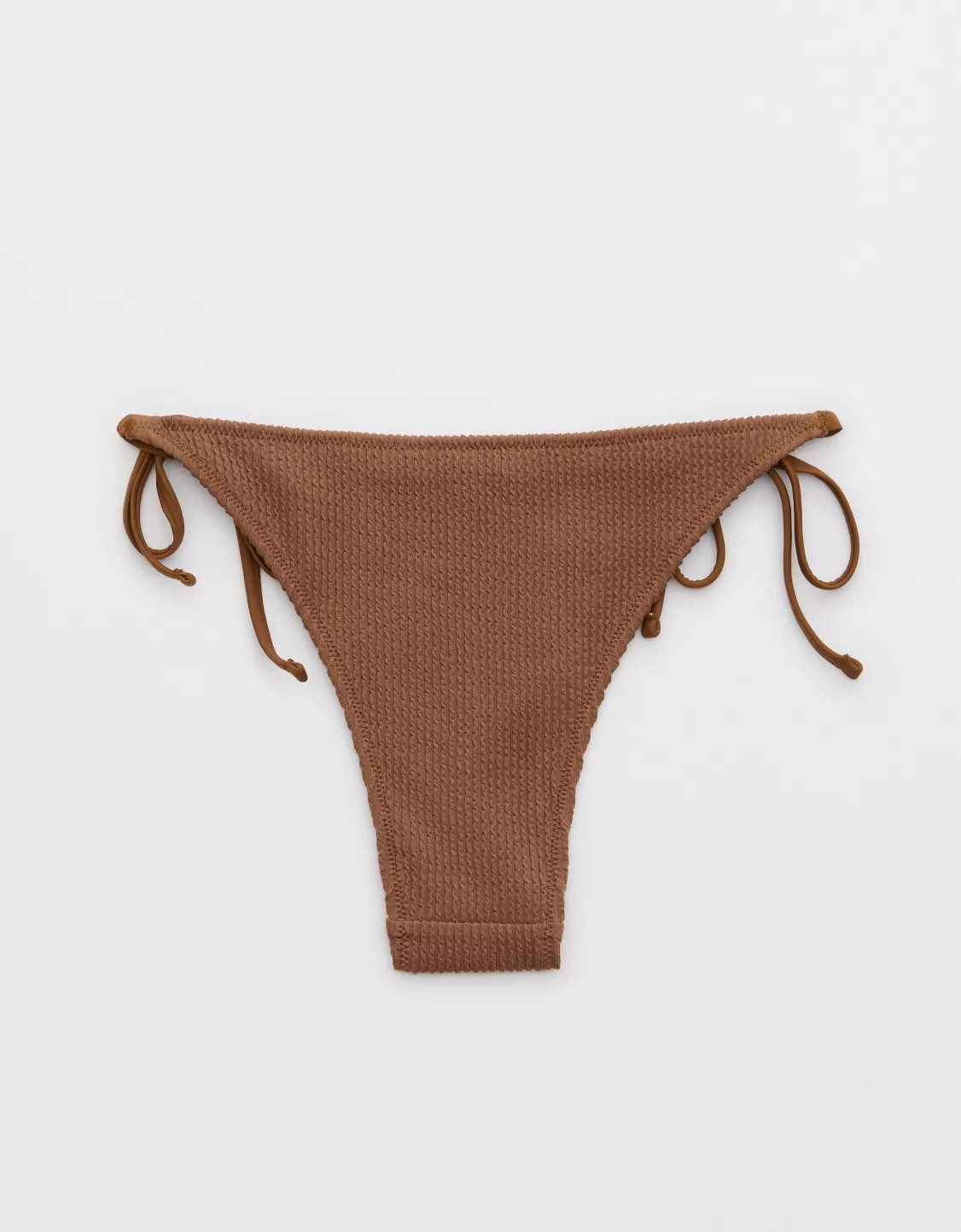 Aerie Crinkle Cheekiest Tie Bikini Bottom | Aerie