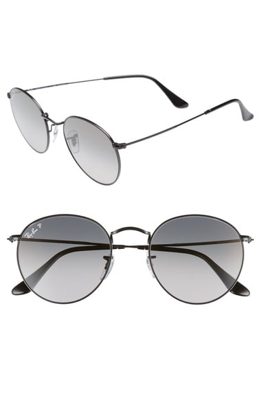 53mm Polarized Round Sunglasses | Nordstrom