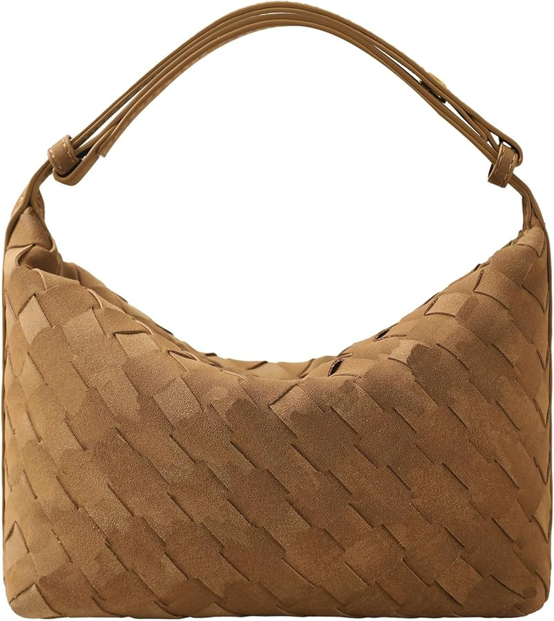Women's Seude Woven Bag Suede Woven Bag | Amazon (UK)