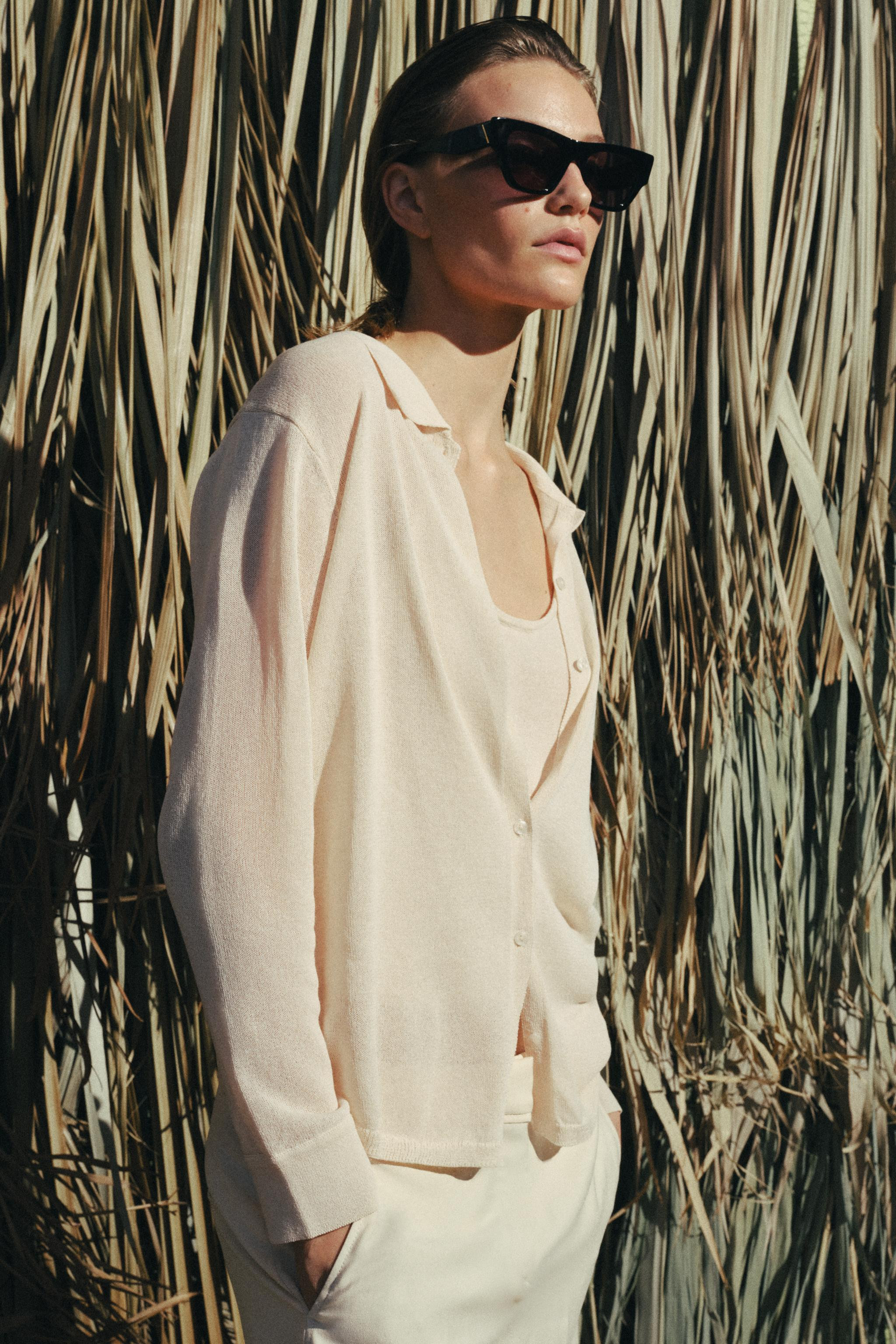 KNIT POLO JACKET | Zara US