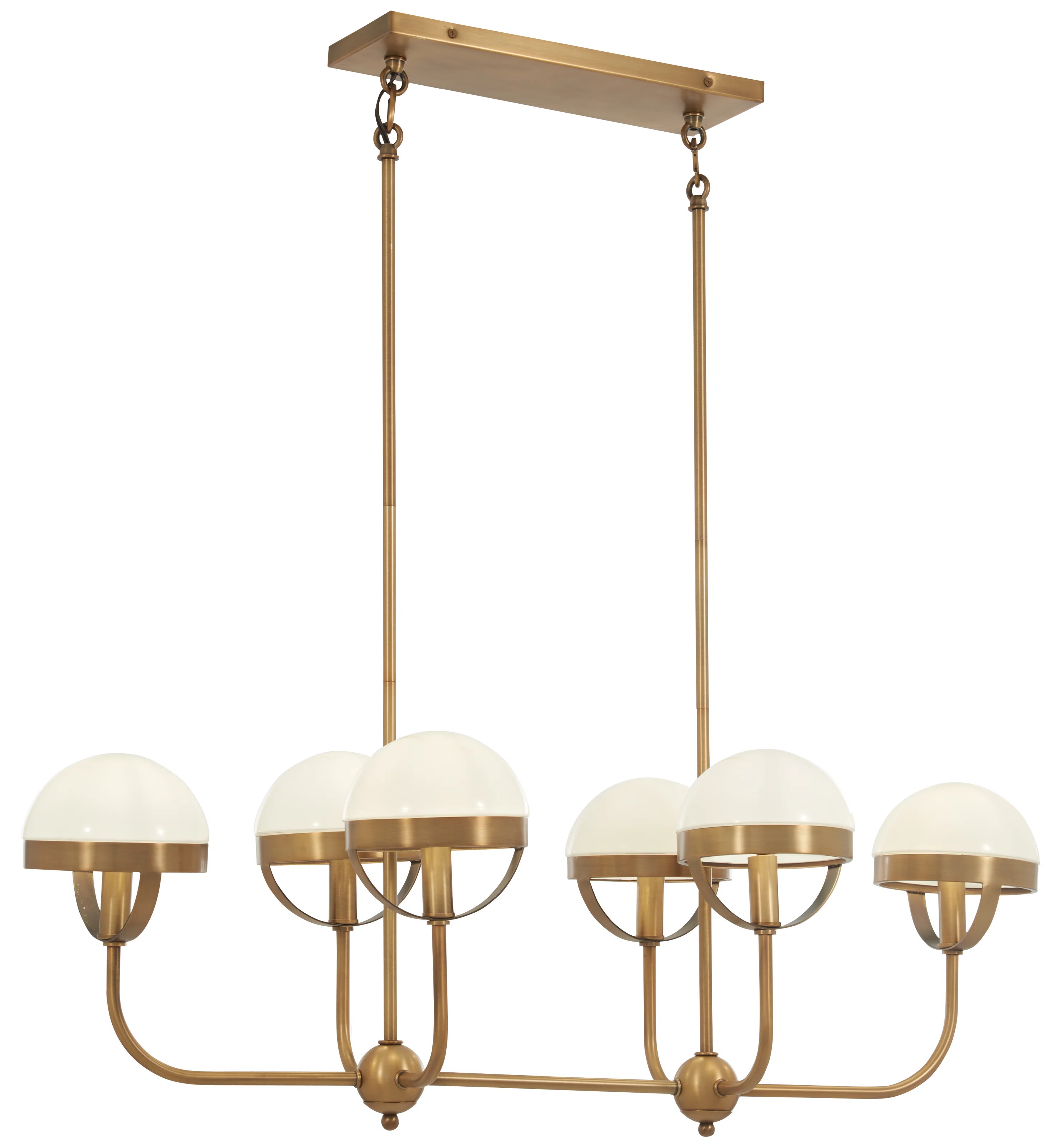 Lillian 6 - Light Kitchen Island Linear Pendant | Wayfair North America