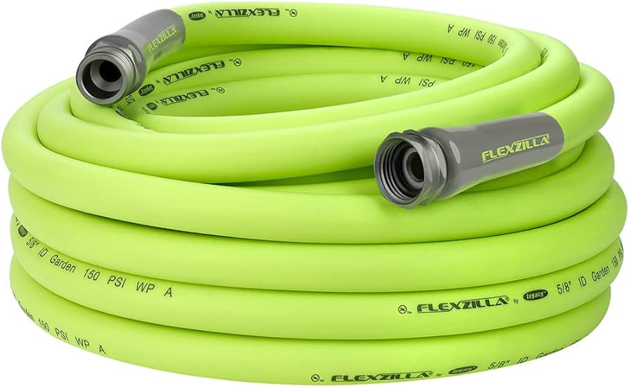 Flexzilla Garden Hose 5/8 in. x 50 ft, Heavy Duty, Lightweight, Drinking Water Safe, ZillaGreen -... | Amazon (US)