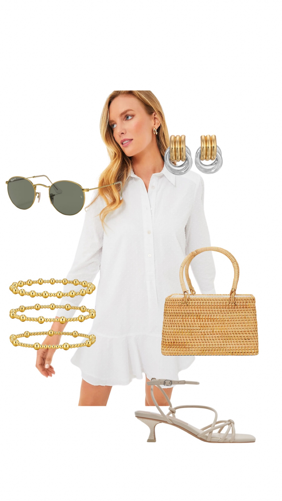 OUR WALK EVERYWHERE HEELS!!! With the best Tuckernuck dress!🤍🤍🤍

#LTKSeasonal #LTKSummerSales #LTKShoeCrush