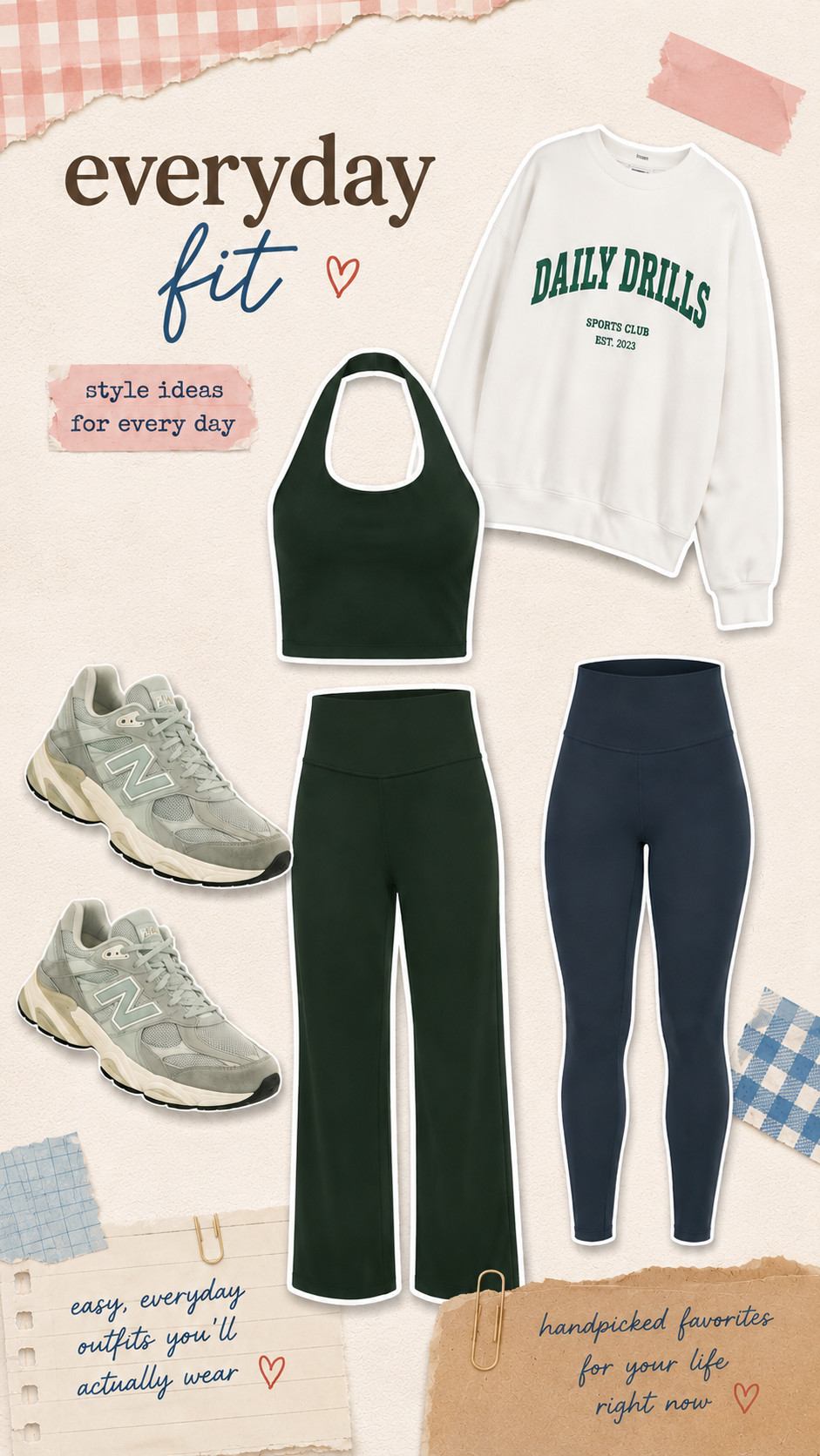 The kind of outfit I’ll wear on repeat 🤎 Easy, comfy + still feels put together. Pairing my favorite CRZ Yoga athletic basics with a Daily Drills sweatshirt + New Balance sneakers for the perfect school drop-off, errands, sports practice, everyday mom uniform.

Shop the full everyday fit here! 

 #LTKgrwm #LTKfitnessgoals #LTKmomlife
