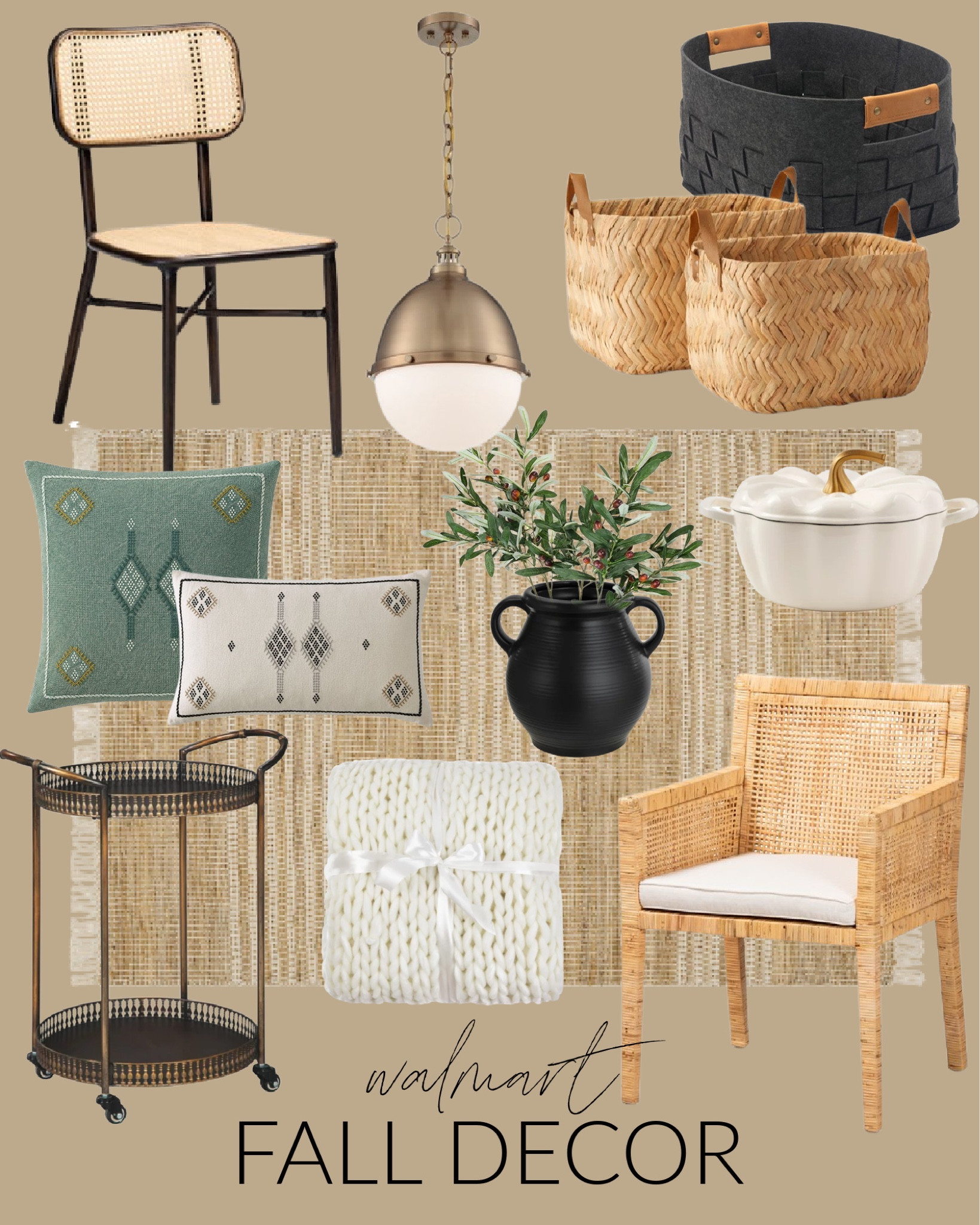 In love with these new fall decor finds from Walmart! If you’re looking for ways to make your home more cozy for fall, try some woven furniture, faux olive stems, a chunky knit throw blanket, jute rugs, or woven baskets filled with blankets and other cozy materials!
.
#ltkhome #ltkseasonal #ltkunder50 #ltkunder100 #ltkstyletip #ltksalealert #walmart #walmarthome

#LTKunder100 #LTKhome #LTKSeasonal