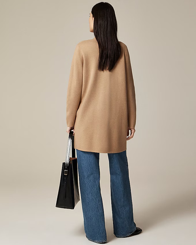 Juliette collarless sweater-blazer | J. Crew US