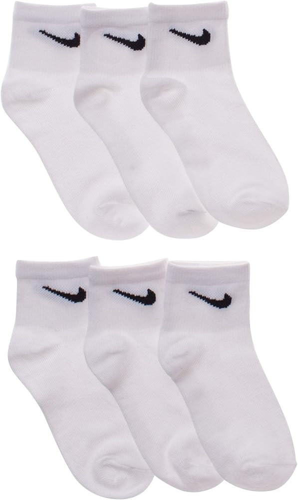 Nike Young Athletes Kids Ankle Cut Socks (6 Pairs/Pack),10C-3Y Shoe/ 5-7 Sock | Amazon (US)