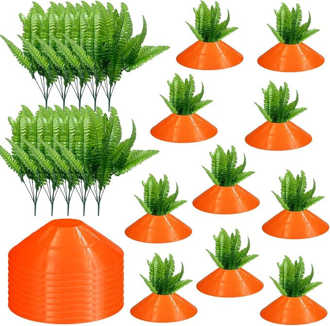 Easter Yard Carrots Patch,10 Pcs Carrot Garden Decorations Easter Yard Decoration,Fun Artificial ... | Amazon (US)