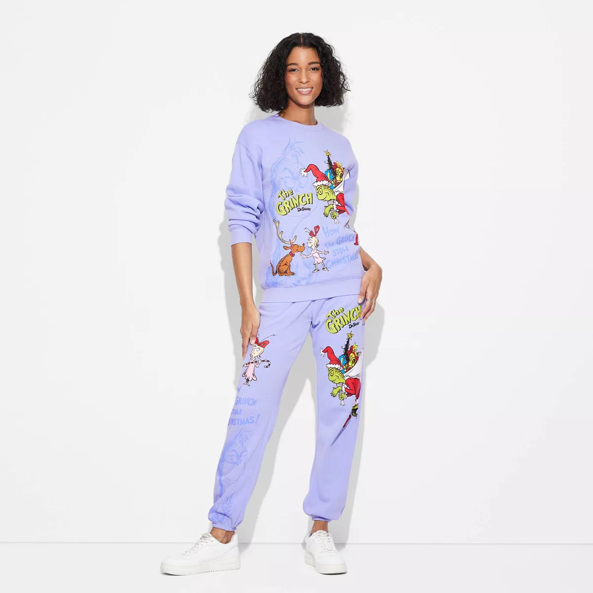 Women's The Grinch Graphic Sweatshirt - Blue | Target