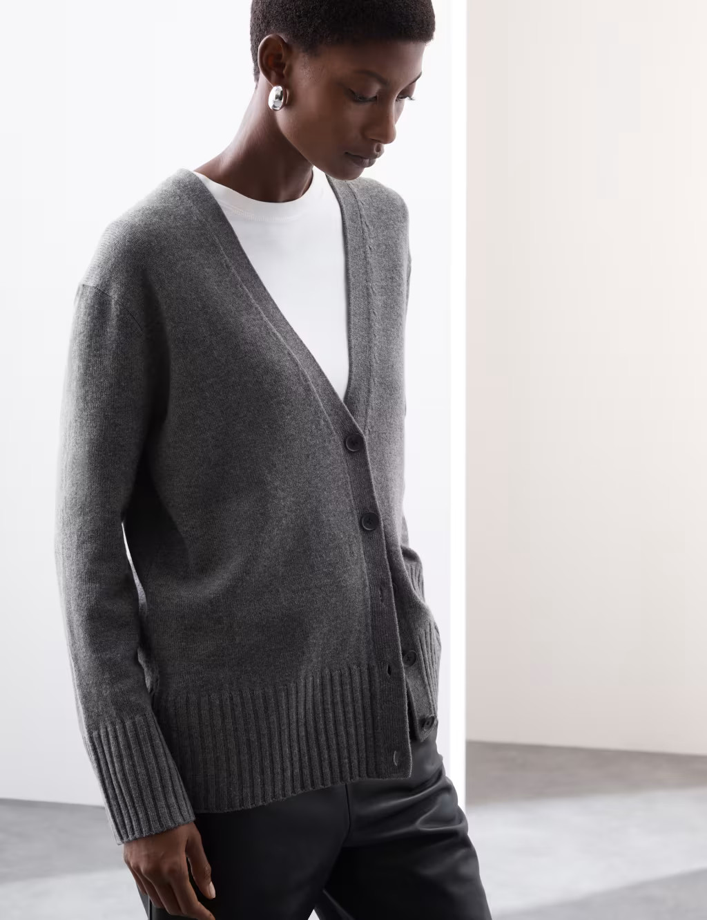 Merino Wool Rich Cardigan With Cashmere | Marks & Spencer (UK)