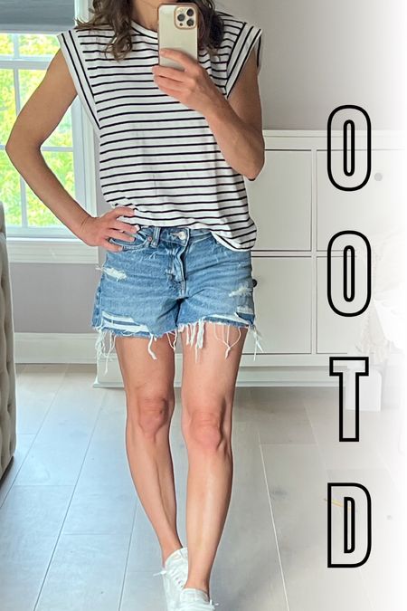 OOTD! Shirt is from Amazon and the shorts are from AE! Absolutely love these items 😊

#LTKFind #LTKstyletip #LTKsalealert